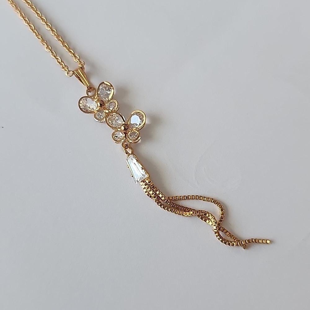 Butterfly Dangle Necklace